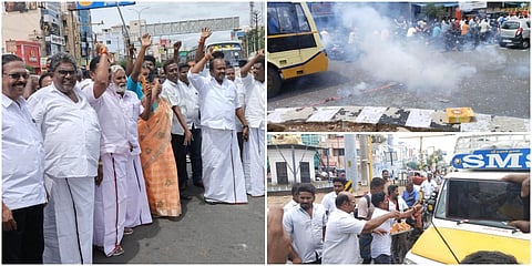 செந்தில் பாலாஜிக்கு ஜாமீன் வழங்கப்பட்டதைத் தொடர்ந்து கரூர் பேருந்து நிலைய ரவுண்டானா பகுதியில் திமுகவினர் பட்டாசுகள் வெடித்து, இனிப்புகள் வழங்கி கொண்டாட்டத்தில் ஈடுபட்டனர்.