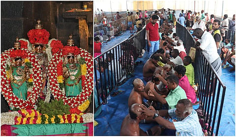 கடலூர் திருவந்திபுரம் தேவநாதசாமி கோயிலில் 2,000 பேர் மொட்டை அடித்து நேர்த்திக்கடன்!