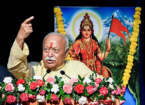 ''இந்து சமூகம் அதன் பாதுகாப்புக்காக ஒன்றிணைய வேண்டும்'': ஆர்எஸ்எஸ் தலைவர் மோகன் பாகவத்