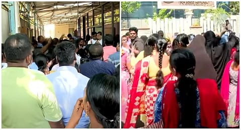 மெட்ரோ பணிகளால் கட்டிடத்துக்கு ஆபத்து: மயிலாப்பூரில் தனியார் பள்ளி முன் பெற்றோர் முற்றுகை