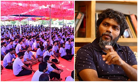 “தமிழக அரசே... சாம்சங் தொழிலாளர்களை போராட விடு!” - பா.ரஞ்சித் ஆவேசம்