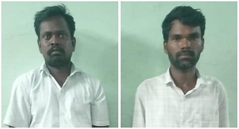 கைது செய்யப்பட்ட நாதக நிர்வாகிகள்