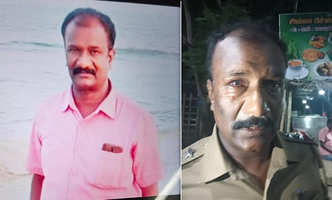 கண்ணில் காயத்துடன் சுப்பிரமணியன்.