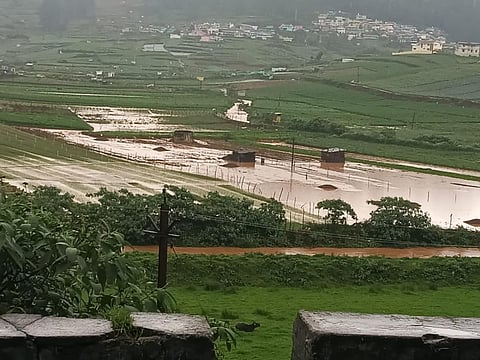 கனமழையால் நிலங்களில் மூழ்கிய காய்கறிகள் - உதகை விவசாயிகள் கவலை