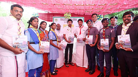 சாரண, சாரணியர் இயக்கத்தின் 75ம் ஆண்டு விழா - இலச்சினை வெளியிட்ட துணை முதல்வர் உதயநிதி ஸ்டாலின்