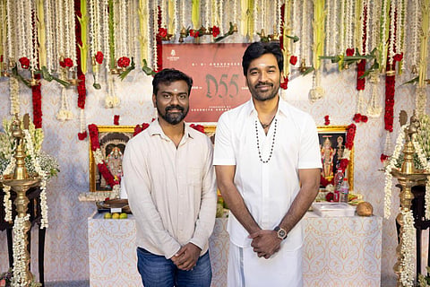 தனுஷின் 55-வது படத்தை இயக்கும் ‘அமரன்’ இயக்குநர் - பூஜையுடன் பணிகள் தொடக்கம்!