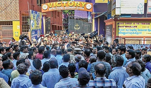 திருவொற்றியூர் தனியார் பள்ளி வாயுக்கசிவு விவகாரம்: மாணவர் மயக்கத்துக்கு முயல்களே காரணம்