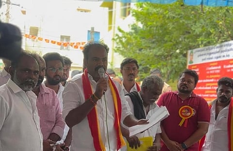 மதுரை முல்லை நகர் பகுதி மக்களுக்கு விஜய்யின் தவெக கட்சியினர் ஆதரவு