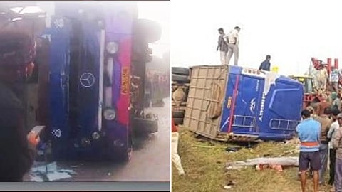 பேருந்து கவிழ்ந்த விபத்து: ஜார்க்கண்ட்டில் 7 பேர் உயிரிழப்பு