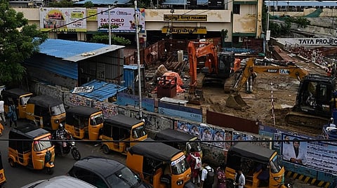 அயனாவரம் - பெரம்பூர் சுரங்கப்பாதை பணி - ‘கல்வராயன்’ இயந்திரம் ஜனவரியில் இலக்கை அடையும்: மெட்ரோ ரயில் அதிகாரிகள்