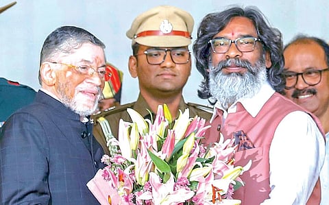 இண்டியா கூட்டணியின் ஒற்றுமை வெற்றி பெற்றுள்ளது: 4-வது முறையாக முதல்வராக பதவியேற்ற ஹேமந்த் சோரன் பெருமிதம்