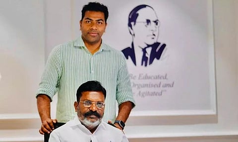 “ஆட்சியிலும் பங்கு, அதிகாரத்திலும் பங்கு” - திருமா ஆக்ஷனும் ஆதவ் அர்ஜுனா ரியாக்ஷனும்!