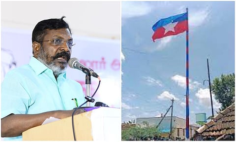 மதுரையில் விசிக கொடிக் கம்ப விவகாரத்தில் ஆர்ஐ, விஏஓ உள்பட 3 பேர் பணியிடை நீக்கம்