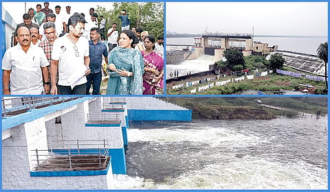செம்பரம்பாக்கம், பூண்டி, புழல் ஏரிகளில் உபரிநீர் திறப்பு: துணை முதல்வர் உதயநிதி ஆய்வு