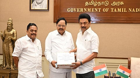 ஃபெஞ்சல் புயல் நிவாரண நிதியாக ரூ.1.30 கோடி - திமுக எம்எல்ஏக்களின் ஒரு மாத ஊதியம் வழங்கல்