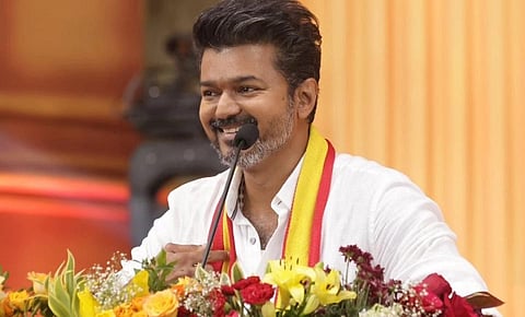 தவெக தலைவர் விஜய்
