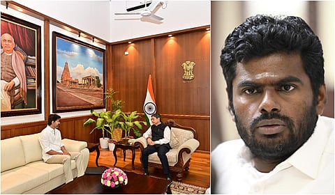 ஆளுநருடன் தவெக தலைவர் விஜய் சந்திப்பு: அண்ணாமலை வரவேற்பு