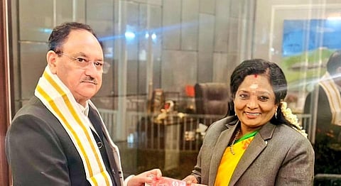 டெல்லியில் நட்டாவுடன் சந்திப்பு: பாஜக மாநில தலைவர் பதவியை கேட்டாரா தமிழிசை?