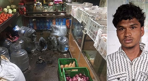 கரூர்: சிகரெட் இல்லை என்றதால் மளிகைக் கடையில் மண்ணெண்ணெய் குண்டு வீச்சு
