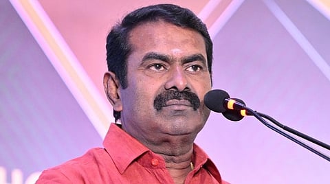 கருணாநிதி பெயரில் அரங்கம் அமைப்பது வீண் ஆடம்பரம்: சீமான் விமர்சனம்