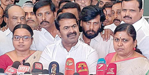 “பெரியார் ஒழிக என்பது என் கோட்பாடு அல்ல, ஆனால்...” - சீமான் காட்டம்