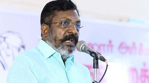 இந்தியாவில் சனாதன சட்டமே இயங்கி வருகிறது: திருமாவளவன் கருத்து
