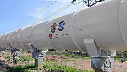 தையூரில் உள்ள 450 மீட்டர் சோதனைப் பாதை