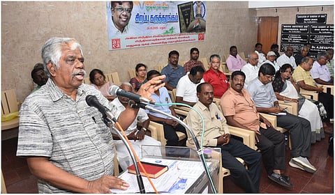 “அரசியலமைப்பு சட்டத்தை மாற்ற நடக்கும் முயற்சிகளை முறியடிக்க வேண்டும்” - கே.சந்துரு பேச்சு