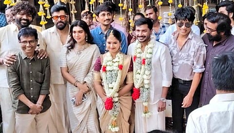 இயக்குநர் அருண்குமார் திருமணம்: திரைப் பிரபலங்கள் நேரில் வாழ்த்து