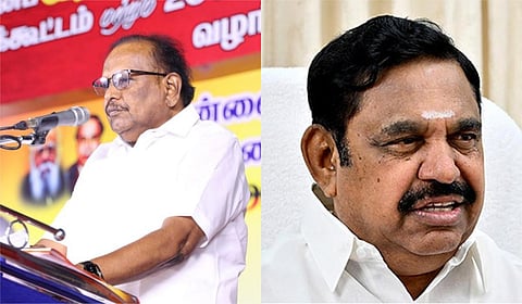 அமைச்சர் ரகுபதி, எடப்பாடி பழனிசாமி