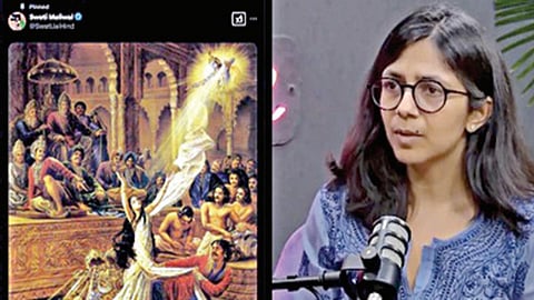 பெண்ணுக்குத் தீங்கு செய்தால் தண்டனை: ஆம் ஆத்மி பற்றி ஸ்வாதி மலிவால் கருத்து