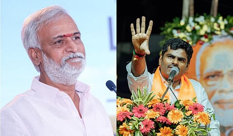 அமைச்சர் சேகர்பாபு மற்றும் அண்ணாமலை