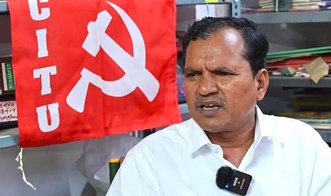 சிஐடியு மாவட்டச் செயலர் முத்துக்குமார்
