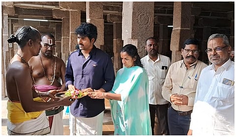 நடிகர் சிவகார்த்திகேயன் சுவாமி தரிசனம்