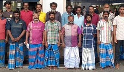 இலங்கை சிறையில் இருந்து தாயகம் திரும்பிய ரமேசுவரம் மீனவர்கள்