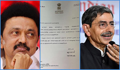 ஆளுநர் ஆர்.என்.ரவி தமிழில் கையெழுத்திட்டு முதல்வர் ஸ்டாலினுக்கு பிறந்தநாள் வாழ்த்து