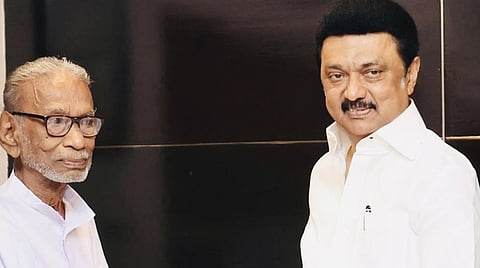 93-வது பிறந்தநாள்: பழ.நெடுமாறனுக்கு முதல்வர் வாழ்த்து