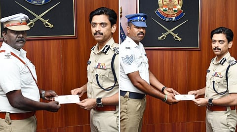 சென்னை | வாகன சோதனையில் போதைப்பொருள் கும்பலை பிடித்த போக்குவரத்து போலீஸார்: காவல் ஆணையர் பாராட்டு
