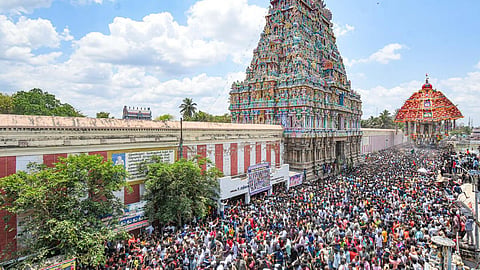 ஏப்ரல் 7-ம் தேதி திருவாரூர் ஆழித் தேரோட்டம்: ஏற்பாடுகள் குறித்து ஆட்சியர் ஆய்வு