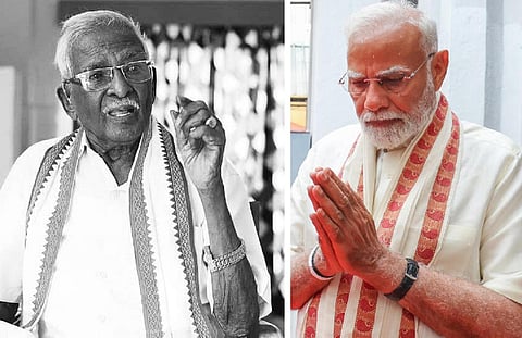 ‘தமிழக முன்னேற்றத்துக்கு உழைத்தமைக்காக போற்றப்படுவார்’ - குமரி அனந்தனுக்கு பிரதமர் புகழஞ்சலி