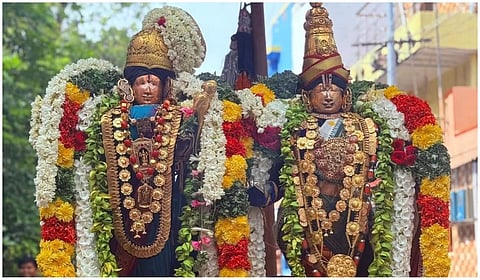 ஸ்ரீவில்லிபுத்தூரில் நாளை மாலை ஆண்டாள் ரெங்கமன்னார் திருக்கல்யாணம்