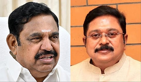 எடப்பாடி பழனிசாமி மற்றும் டிடிவி தினகரன் | கோப்புப்படம்