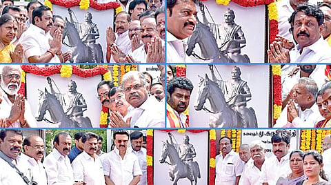 தீரன் சின்னமலை பிறந்தநாள்: முதல்வர், அரசியல் தலைவர்கள் மரியாதை