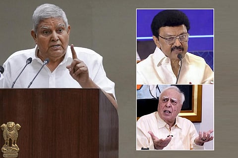 உச்ச நீதிமன்றம் குறித்த ஜெகதீப் தன்கர் கருத்து: ஸ்டாலின் முதல் கபில் சிபல் வரை ரியாக்ஷன் என்ன?