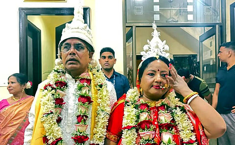 பாஜக முன்னாள் தலைவர் 60 வயதில் திருமணம்