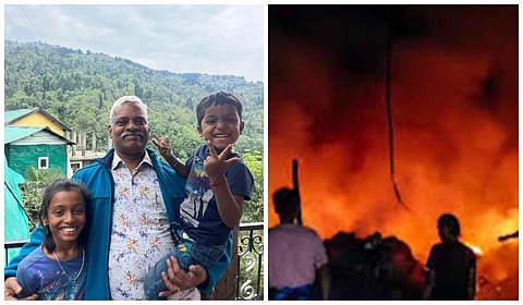 கொல்கத்தா தீ விபத்தில் கரூரைச் சேர்ந்த மூவர் பலி: சோகத்தில் முடிந்த குடும்பச் சுற்றுலா