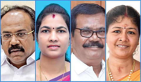 தங்கம் தென்னரசு, முத்துலட்சுமி, உதயசூரியன், சங்கீதா