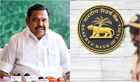நகைக் கடன் புதிய நிபந்தனைகளை திரும்பப் பெற ரிசர்வ் வங்கிக்கு இபிஎஸ் வலியுறுத்தல்