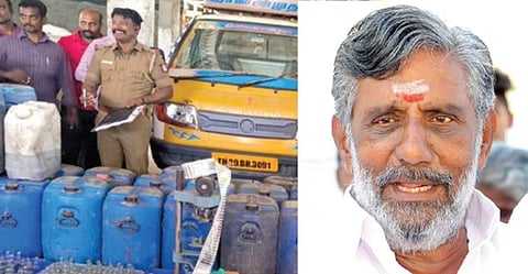 முன்பு சந்தனக்கட்டை... இப்போது போலி மது..! - அமைச்சர் தேனீ ஜெயக்குமாரை துரத்தும் எதிர்க்கட்சிகள்