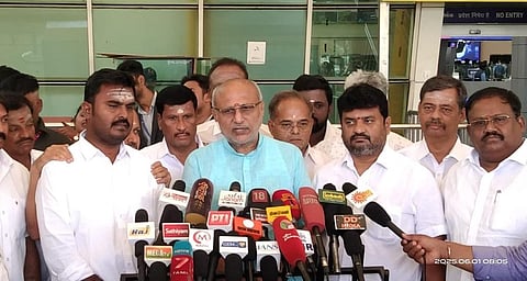 ‘ஒன்றிய அரசு என்று கூறுவது பிரிவினைவாத திணிப்பு’ - சி.பி.ராதாகிருஷ்ணன்